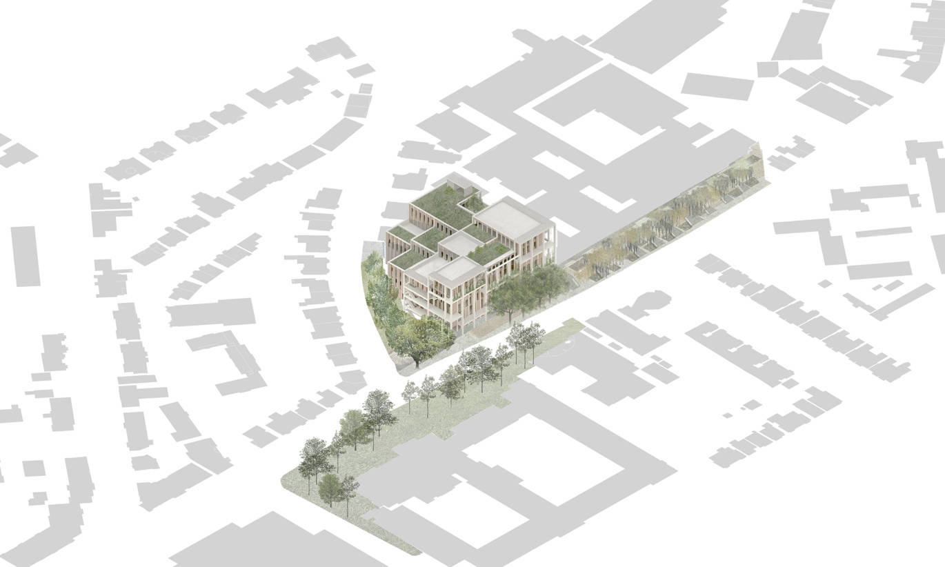 Kingston University New Town Hall site plan