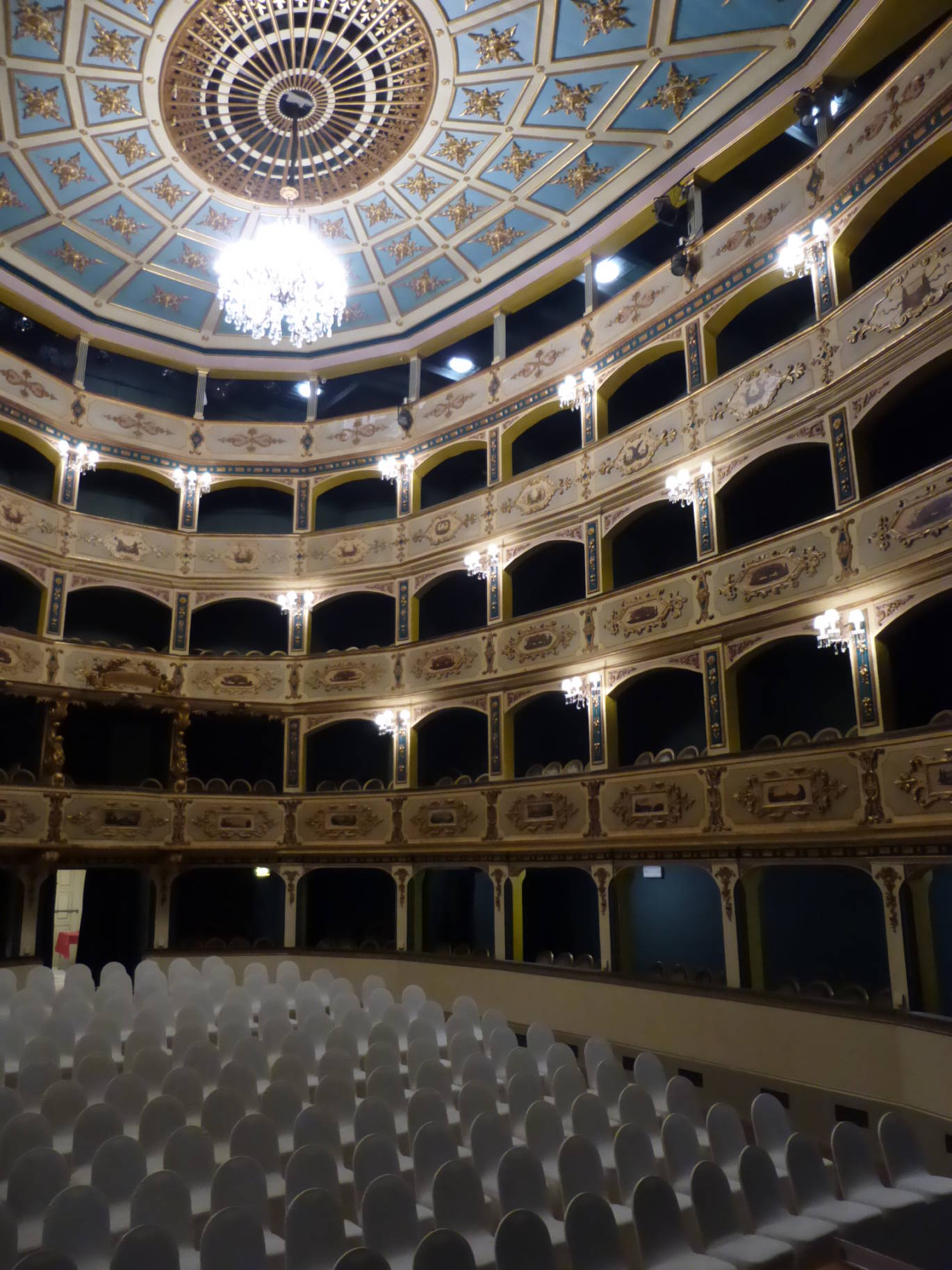 Teatru Manoel in 2018 with temporary seats